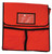 Omcan USA 28352 18" x 18" Red Artificial Leather Pizza Bag