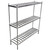 Omcan USA 44613 42" W x 20" D Aluminum Keg Rack