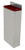 Omcan USA 12918 Stainless Steel Red Plastic Insert Knife Rack