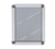 AARCO DSN1185 8.5" W x 11" H Lightweight Aluminum Satin Anodized Deluxe Snap Frame