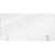 AARCO FPT2448PC 24" x 48" Clear Polycarbonate Freestanding Protection Shield