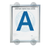 AARCO OTW118 8.5" W x 11" H Aluminum Frame Window Sign Holder