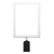 AARCO VSF118C 8.625" x 11.125" Polished Chrome Finish Vertical Form-A-Line™ Sign Frame