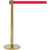 AARCO HB-7RD 40" Retractable Red Belt Style Form-A-Line™ Crowd Control System