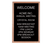 AARCO AOFD3624L Wall Mounted Oak Message Center Board