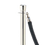 AARCO Tr-1 5' Black Velour Form-A-Line Rope with Polished Chrome Snap Hook