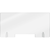 AARCO FPS2448 24" x 48" Clear Acrylic With Pass Through Freestanding Protection Shield