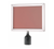 AARCO HSF1114S 14.13" W x 11.13" H Satin Chrome Finish Horizontal Form-A-Line Sign Frame
