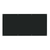 AARCO 6BKGB4896NT 48" W x 96" H Black Frameless Glass Markerboard