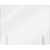 AARCO FPT2430 24" x 30" Clear Acrylic Freestanding Protection Shield