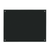 AARCO 6BKGB3648NT 36" W x 48" H Black Frameless Glass Markerboard