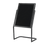 AARCO P-17BK 25" W x 48" H Black Broadcaster Display Stand