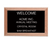 AARCO AOFD1218L " W x 53" H Wall Mounted Oak Message Center Board