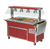 Vollrath 37522-2-C 46"W x 12"D Stainless Steel Fold-Down/Lift-Off Brackets Customer Side 4-Series Signature Server V-rib Tray Slide
