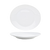 FOH DSP015WHP13 9" W x 7.5" D Oval Porcelain Coupe Sides Ellipse Plate (12 Each Per Case)