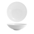 FOH DBO030WHP22 48 Oz. White Round Porcelain Wide Spiral Bowl (6 Each Per Case)