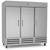 Kelvinator KCHRI81R3DF 72 Cu. Ft. Stainless Steel Three-Section Reach-in Freezer - 115 Volts