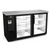 Kelvinator KCHBB60G 60" W Black Painted Steel 2 Glass Doors Back Bar Cooler - 115 Volts 0.2 HP