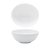 FOH DBO035WHP13 16 Oz. Oval Porcelain Coupe Side Ellipse Bowl (12 Each Per Case)