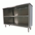 NBR Equipment DC-1572 72"W x 15"D x 34-3.75"H Stainless Steel Open Front Dish Cabinet