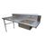 NBR Equipment SDT-48L 48" Soiled Straight Economy Dishtable