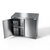 NBR Equipment WCH-1524 24" Stainless Steel Enclosed Wall Mount Cabinet