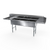 NBR Equipment SDT3-202012L20 100" Stainless Steel Three-Compartment Soiled Premium Dishtable