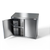 NBR Equipment WCH-1536 36" Stainless Steel Enclosed Wall Mount Cabinet