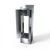 NBR Equipment MSC-2522 25" W x 22.25" D x 84.25" H Stainless Steel Slanted Top Mop Sink Cabinet