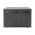 Atosa SBB48GRAUS2 48" W Black 2-Section Solid Door Back Bar Cooler - 115 Volts