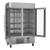 Victory LSF49HC-1 46.1 Cu. Ft. Reach-In Two Section Stainless Steel Exterior UltraSpec Series Merchandiser Freezer - 115 Volts 1-Phase