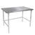 John Boos ST6-3660GBK 60" W x 35.75" D x 36" H Stainless Steel Flat Top Galvanized Legs Work Table