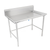 John Boos DST6R10-3061SBW 60.88" W and 10" H Backsplash 16 Ga. Stainless Steel Bracing Welded Sorting Table