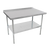 John Boos UFBLS2418 24"W x 18"D Stainless Steel 1.5" Backsplash Stallion Safety Edge Front Budget Work Table