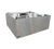 John Boos C2H-42-2 42" L Stainless Steel Box Type Condensate Hood with Exhaust Collar