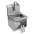 John Boos PBHS-W-0909-KV2MB 12" W x 15" D x 20" H Stainless Steel Wall Mounted Pro-Bowl Hand Sink