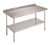 John Boos FBLGR5-8424 84" W x 35.75" D x 24" H Stainless Steel Top Galvanized Legs Adjustable Bullet Feet Economy Work Table