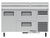True TPP-AT-60D-2-HC 60.25" W Stainless Steel Cover Two Section Pizza Prep - 115 Volts