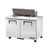 True TSSU-48-10-HC 48.38" W Two Section Sandwich/Salad Unit - 115 Volts