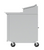 True TPP-AT-119-HC 119.25" W Stainless Steel Cover Four Section Pizza Prep - 115 Volts