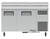True TPP-AT-60-HC 60.25" W Stainless Steel Cover Two Section Pizza Prep - 115 Volts