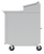 True TPP-AT-60-HC 60.25" W Stainless Steel Cover Two Section Pizza Prep - 115 Volts