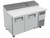 True TPP-AT-60-HC 60.25" W Stainless Steel Cover Two Section Pizza Prep - 115 Volts
