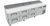 True TPP-AT-119D-6-HC 119.25" W Stainless Steel Cover Four Section Pizza Prep - 115 Volts