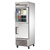 True TS-23-1-G-1-HC~FGD01 1 Glass 1 Stainless Steel Half Doors 3 Gray PVC Coated Adjustable Wire Shelves Interior Lightning Reach-In Refrigerator - 115 Volts