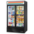 True GDM-43-HC~TSL01 White Interior Powder Coated Exterior 2 Low-E Thermal Glass Hinged Doors Refrigerated Merchandiser - 115 Volts