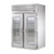 True STG2RRI-2G-HC SPEC SERIES 68" W Stainless Steel 2 Glass Doors Two-Section Roll-In Refrigerator - 115 Volts