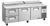 True TPP-AT-93D-2-HC 93.5" W Stainless Steel Cover Two Section Pizza Prep - 115 Volts