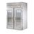 True STR2RRI-2G-HC SPEC SERIES 68" W Stainless Steel Interior 2 Glass Doors with Locks Two-Section Roll-In Refrigerator - 115 Volts