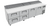 True TPP-AT-119D-4-HC 119.25" W Stainless Steel Cover Four Section Pizza Prep - 115 Volts